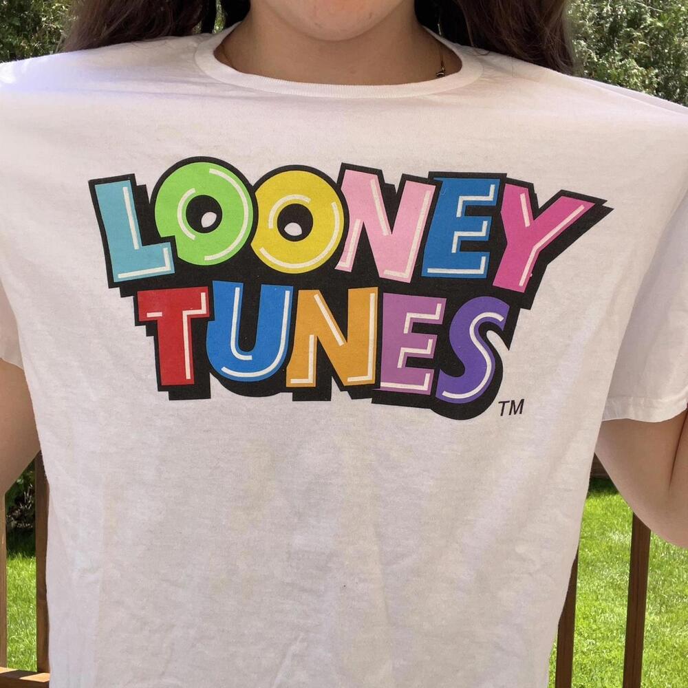 Looney Tunes Women's White T-shirt